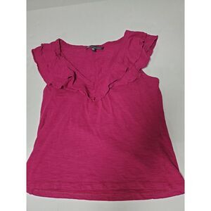 White House Black Market‎ Womens Shirt Size Small Burgundy